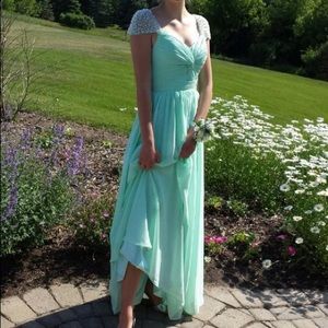 Custom Mint Green Evening/Prom/Bridesmaid Dress